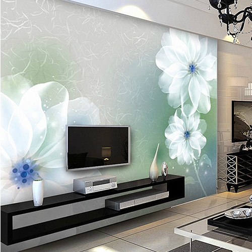 Large mural modern wallpaper photo or paint print wall paper roll tv