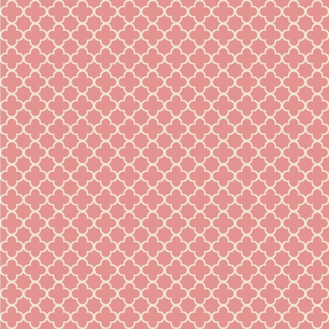 Coral Framework Waverly Small Prints Collection Modern Wallpaper