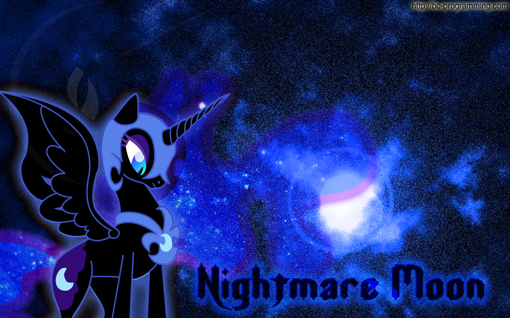 Nightmare Moon Wallpaper By Bc