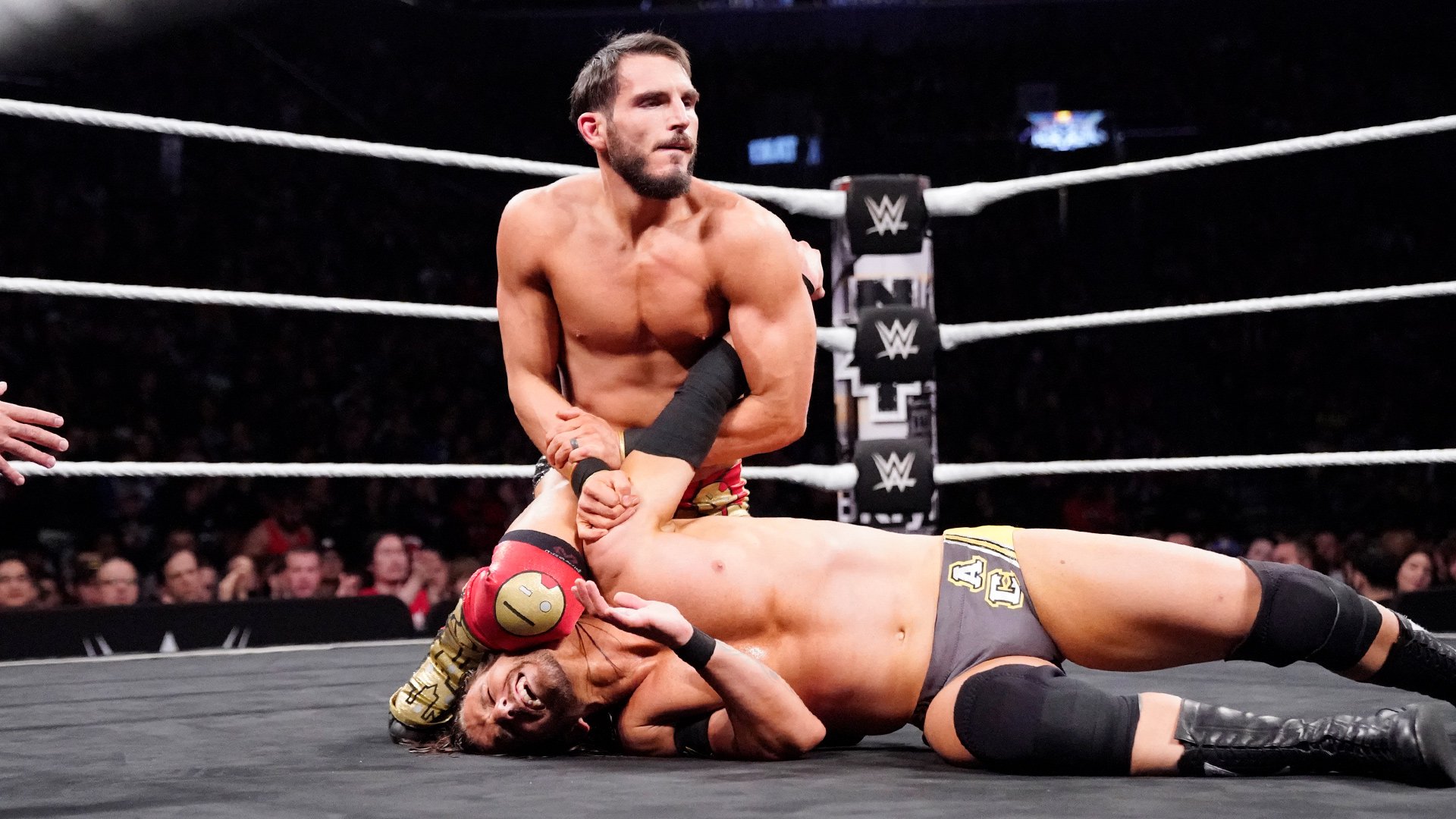 Johnny Gargano Goes For The Pin Against Adam Cole In A Out Of