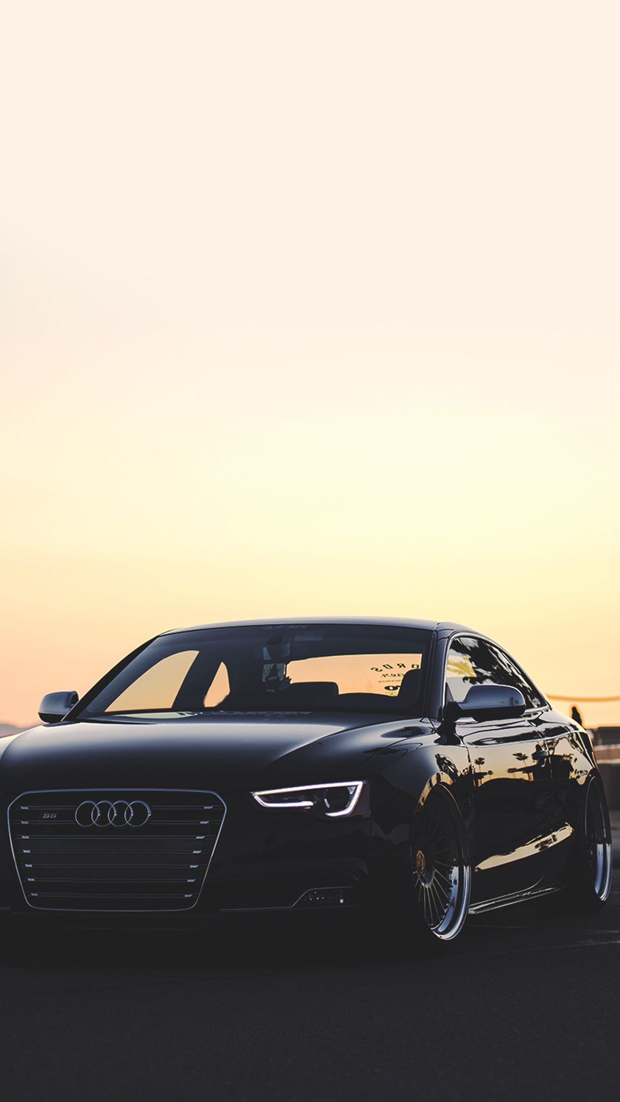 iPhone Luxury Cars Wallpaper Audi R8 Black Front The List