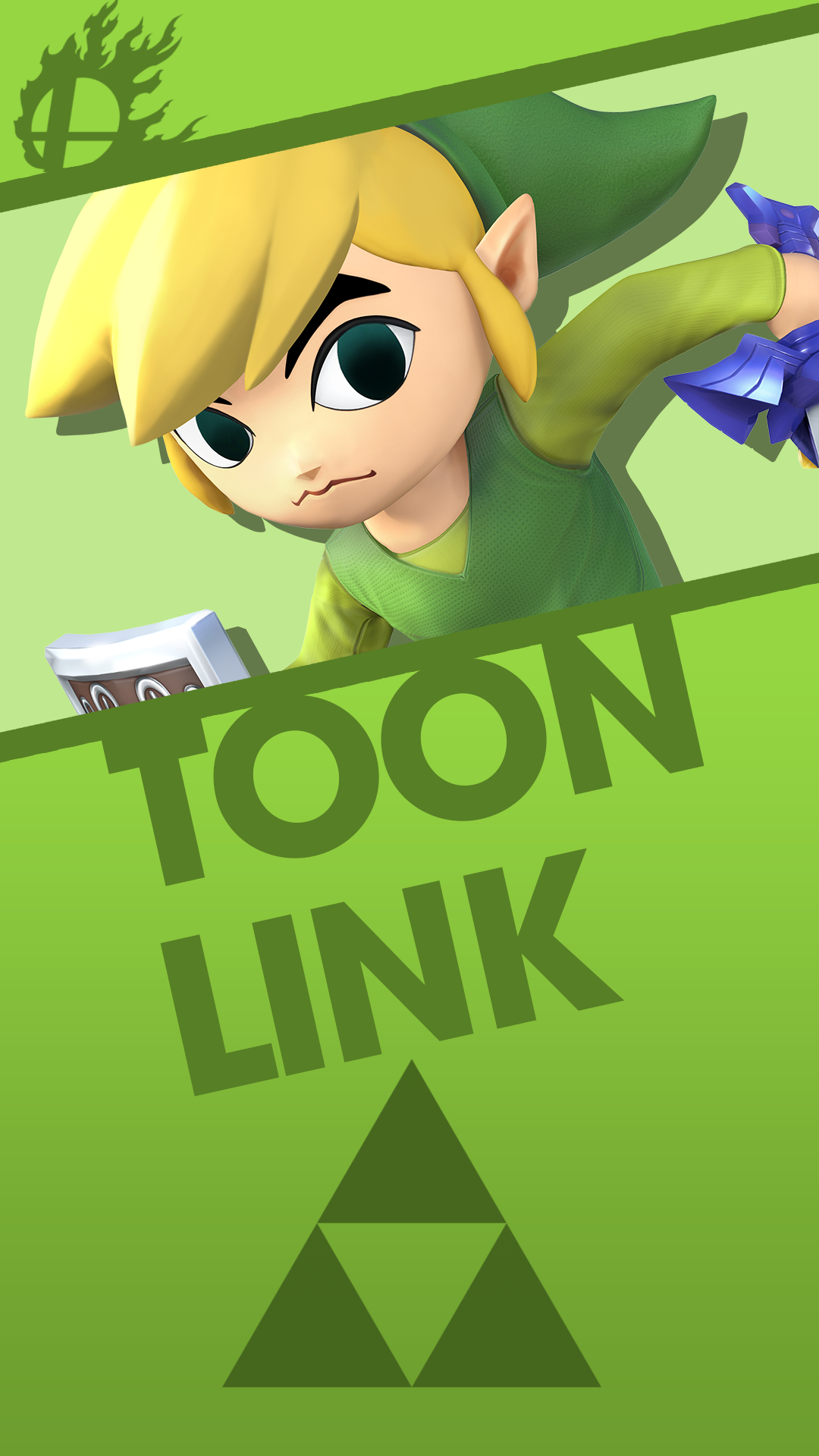 Toon Link Smash Bros Phone Wallpaper By Mrthatkidalex24