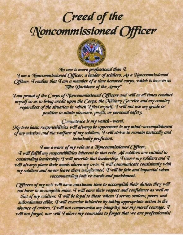 Military Creed Photo Soldier Creed20of20the20nco Tan Jpg