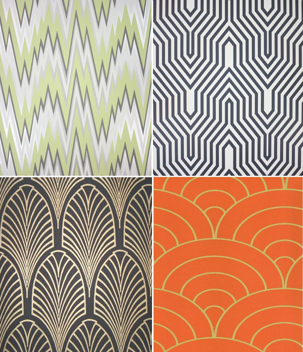 Art Deco Inspired Wallpaper Via La Dolce Vita