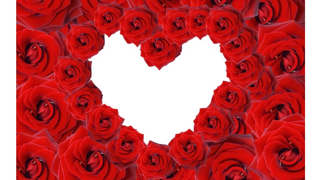 Red Roses Heart Shape Puter Wallpaper Beautiful Desktop