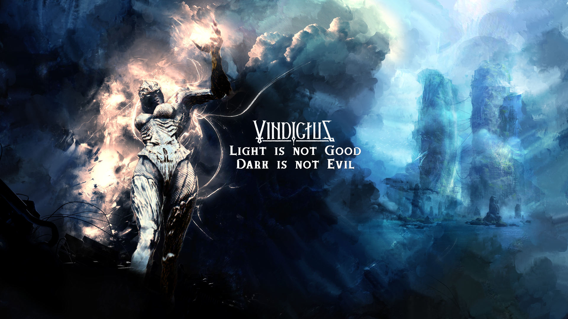Vindictus The Light And Dark Dk By Damnedmetal Customization Wallpaper