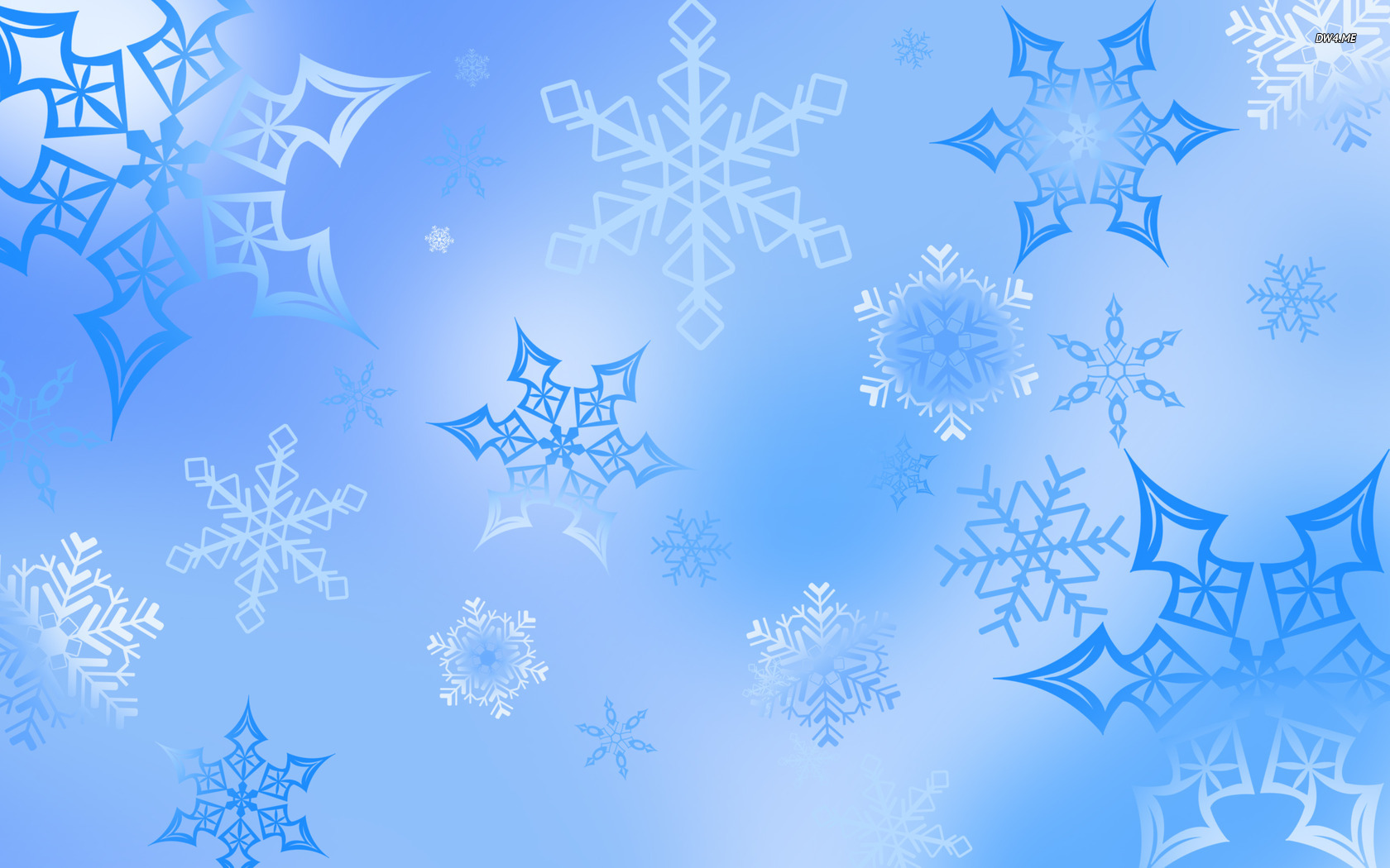 Snowflakes Wallpaper Vector