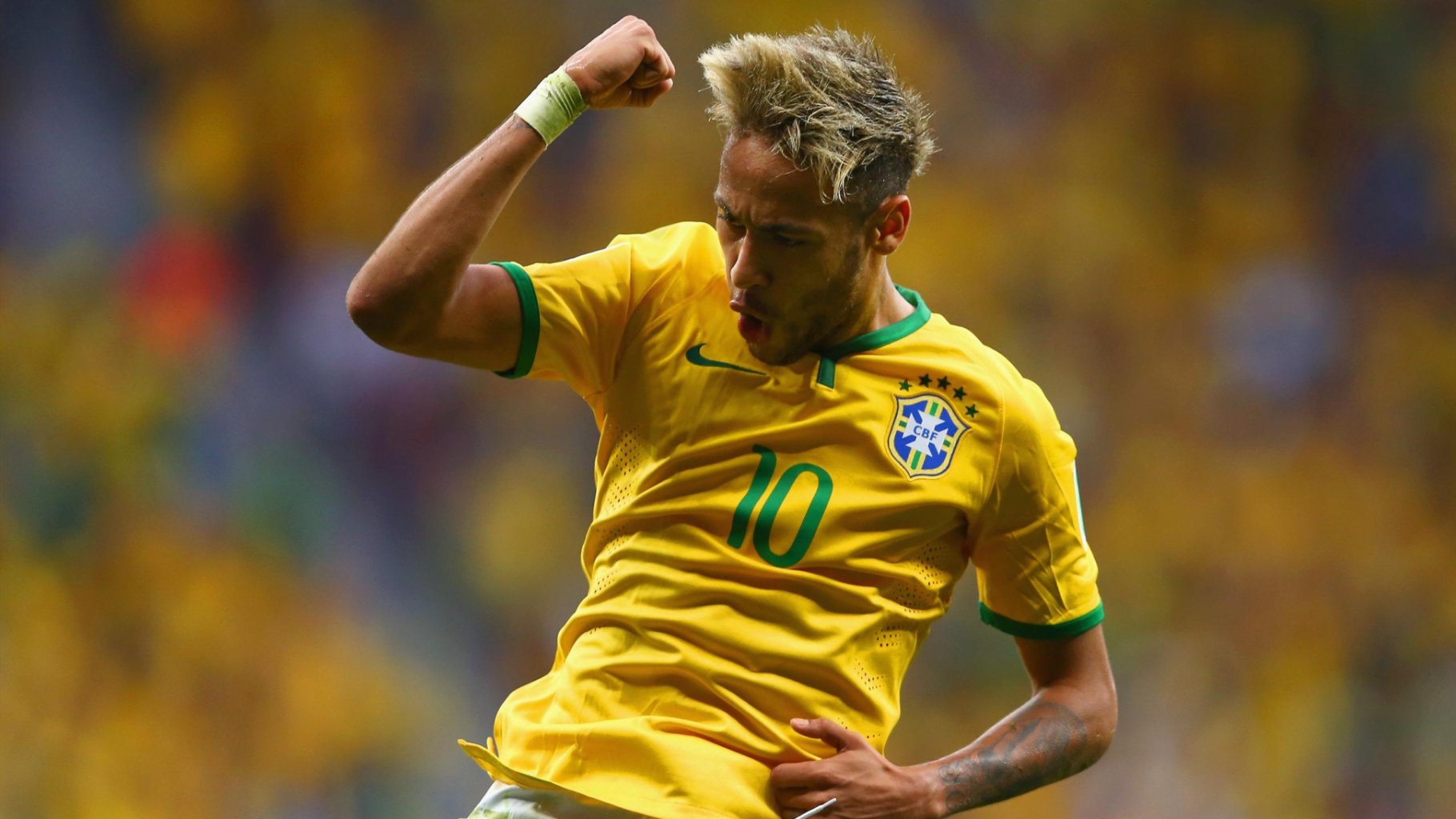 Neymar Celebration Wallpaper Goal Brazil