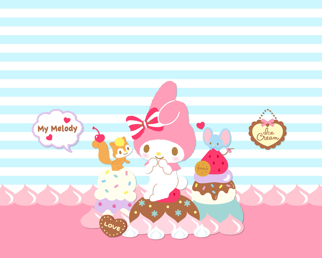 My Melody Wallpaper for iPhone - WallpaperSafari