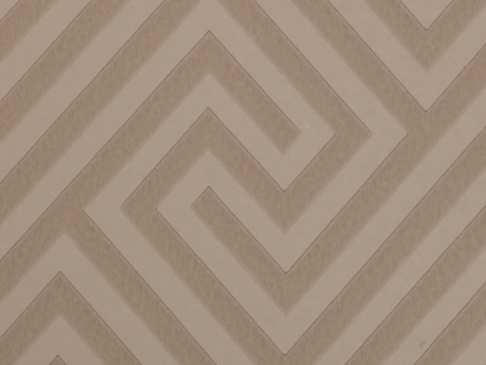 Piazza Mocha Brown Geometric Wallpaper with Delivery 1000x750