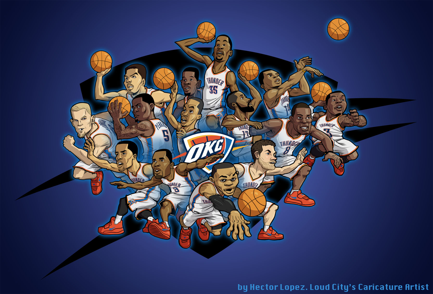 Oklahoma City Thunder Basketball Nba R Wallpaper Background
