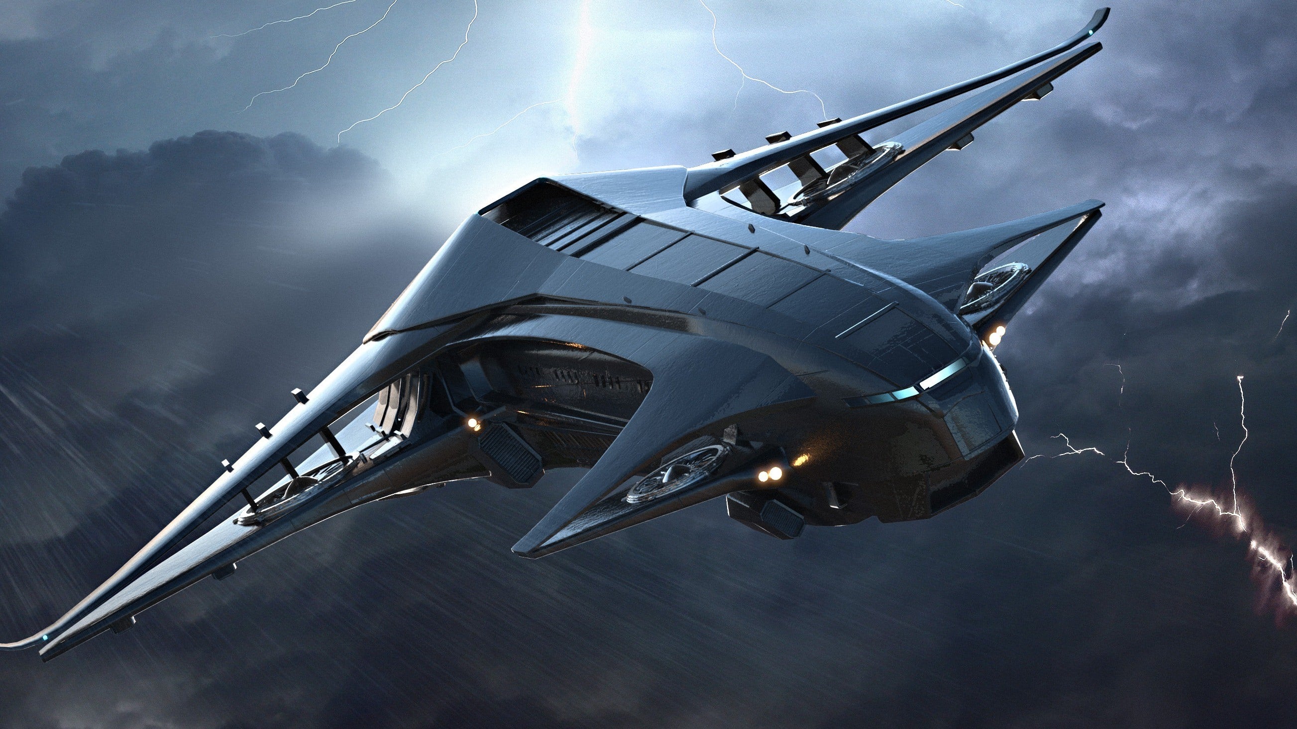 Science Fiction Spaceship Star Citizen Wallpaper HD