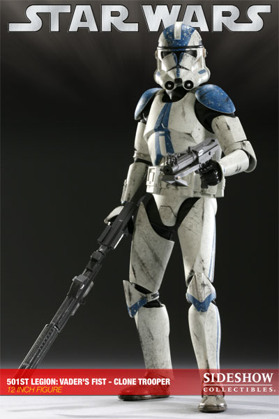 501st Legion Vader S Fist Clone Trooper Sixth Scale Figure