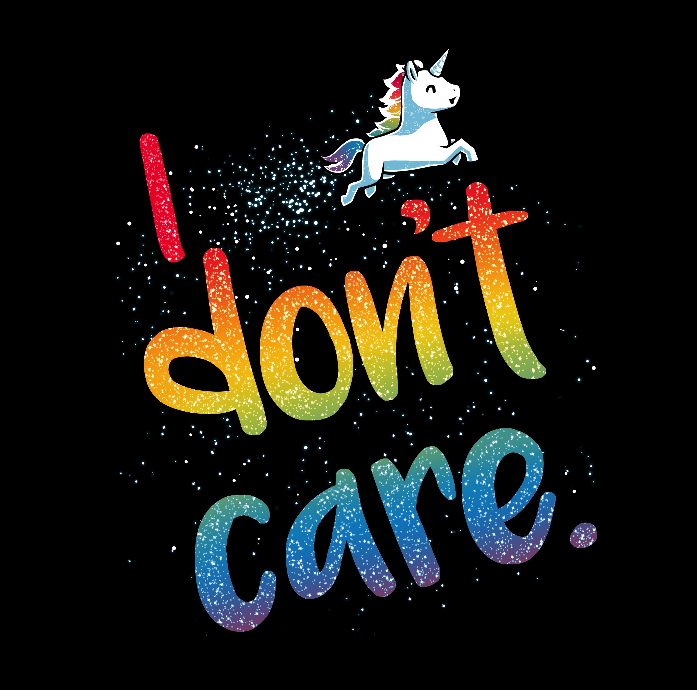 I Don T Care Funny Cute Nerdy Shirts Teeturtle