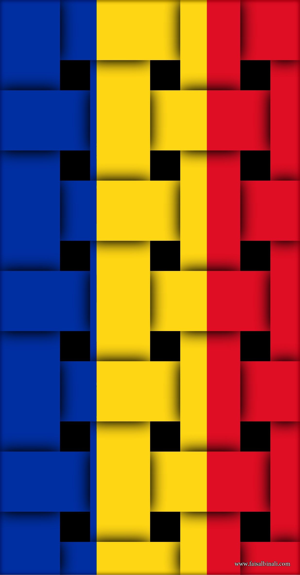 Romania Flags Artwork Wallpaper For Smartphones Tablets
