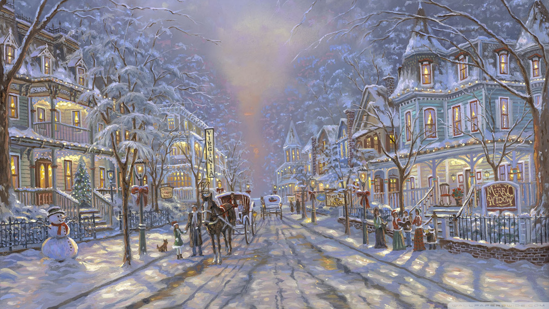 Winter Finale Robert Painting Wallpaper Image