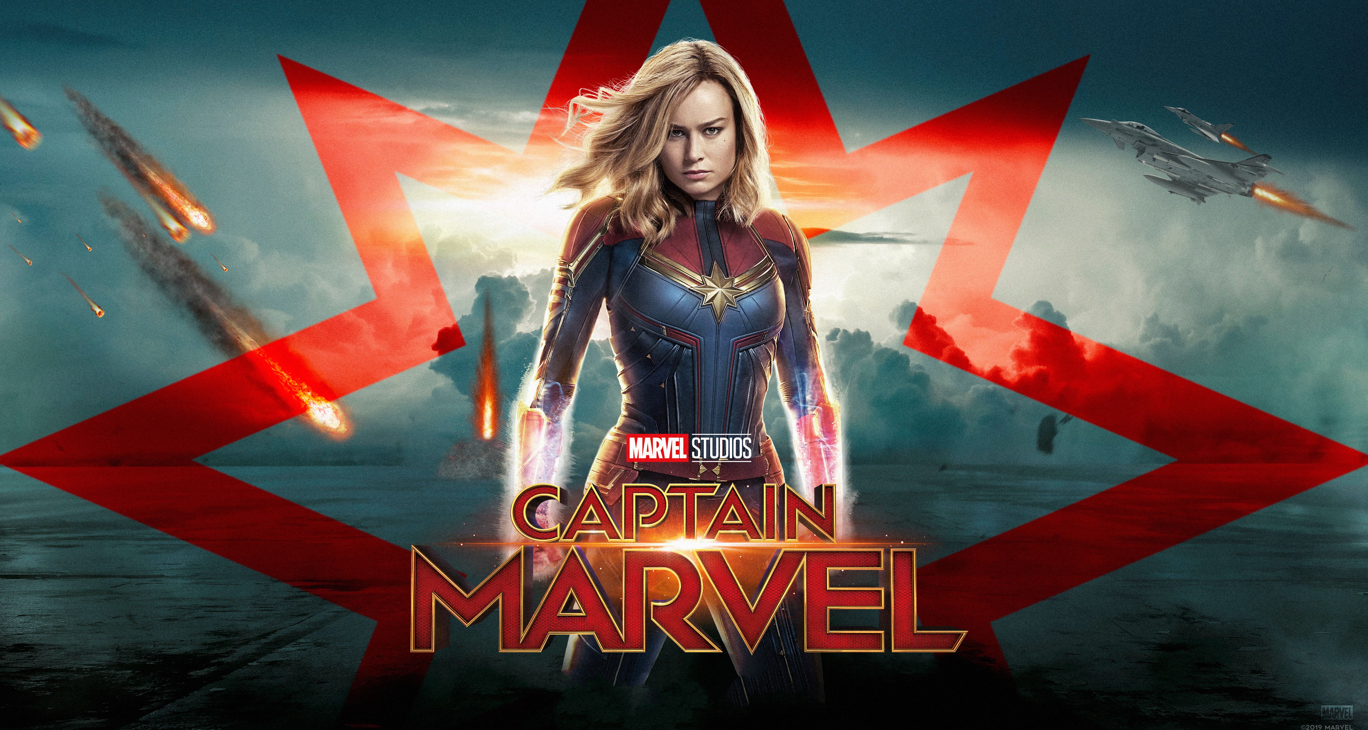 Captain Marvel 4k Poster Movies Wallpaper HD Carol