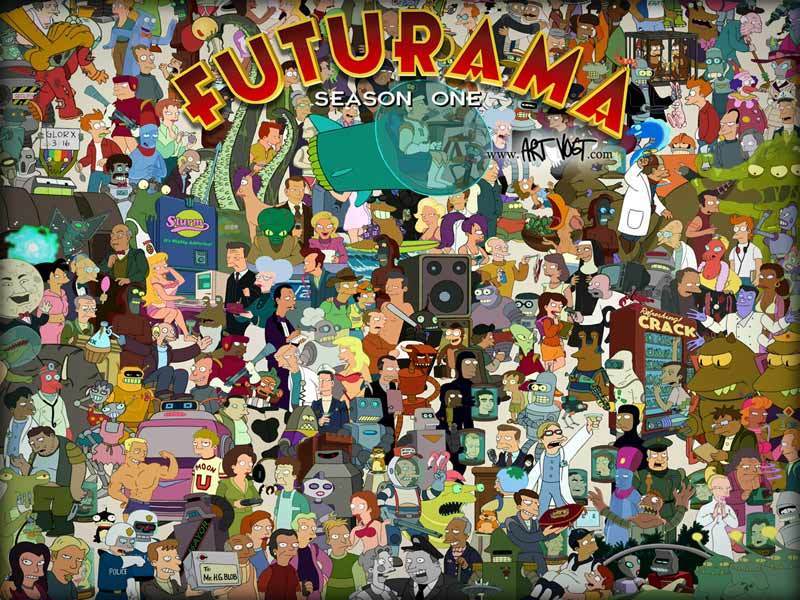Futurama Cast Wallpaper