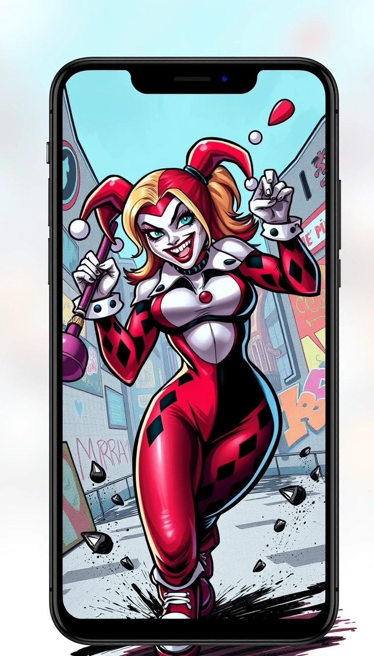 Harley Quinn Phone Wallpaper