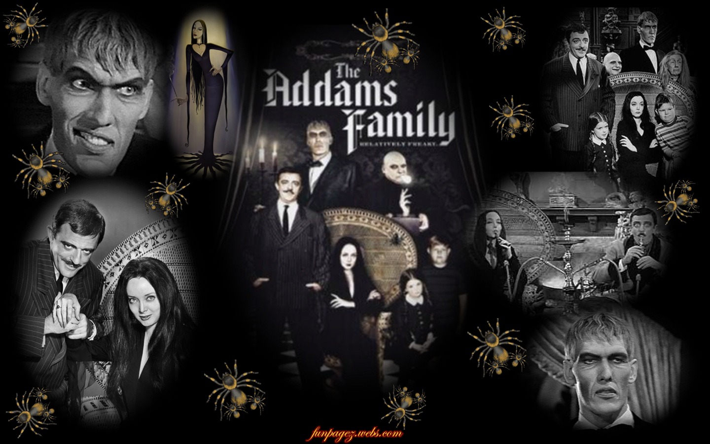 Addams Family 60s Wallpaper By Mardi S Funz Featuring The Dark