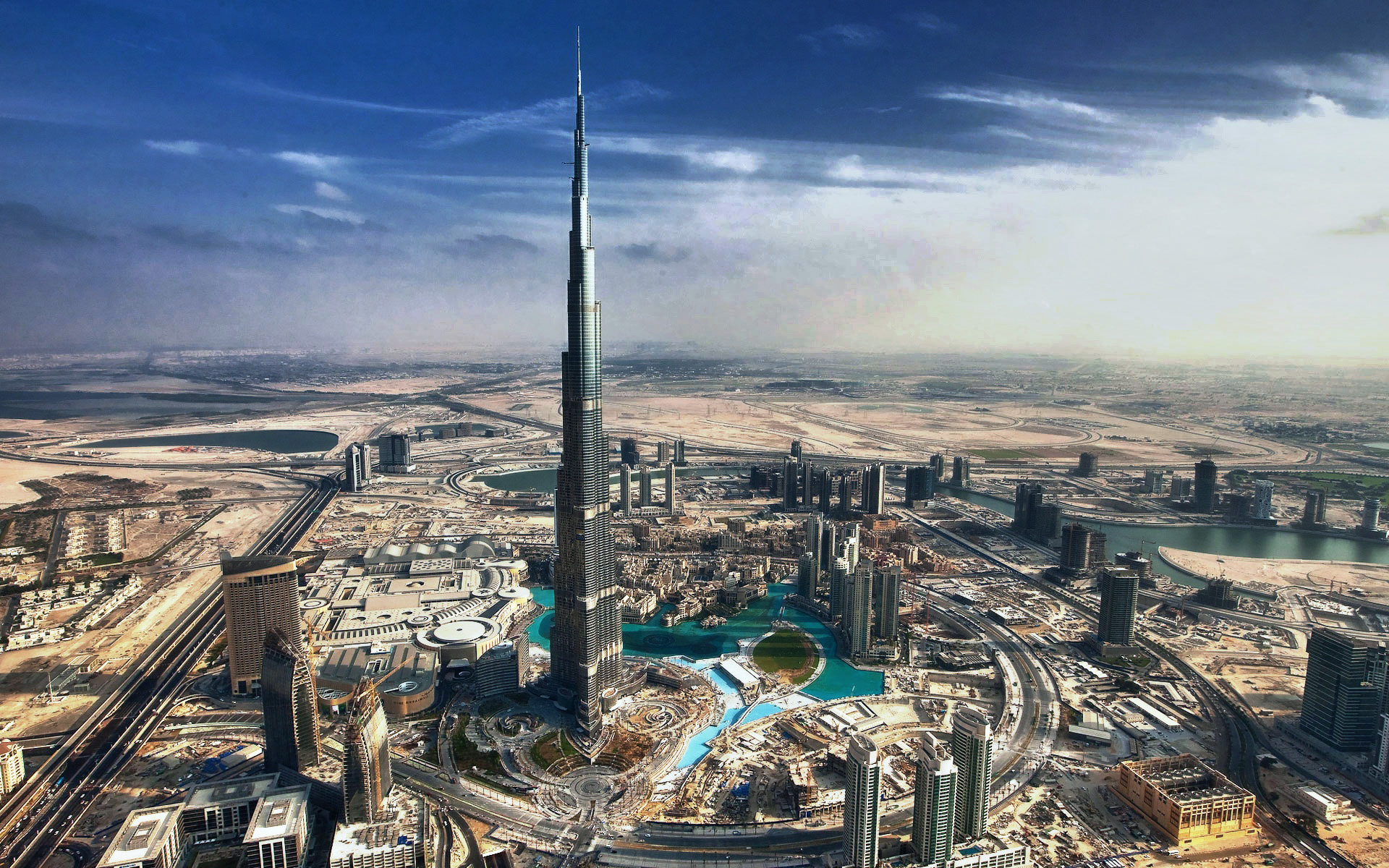 Burj Khalifa Skyscraper Wallpaper Hd