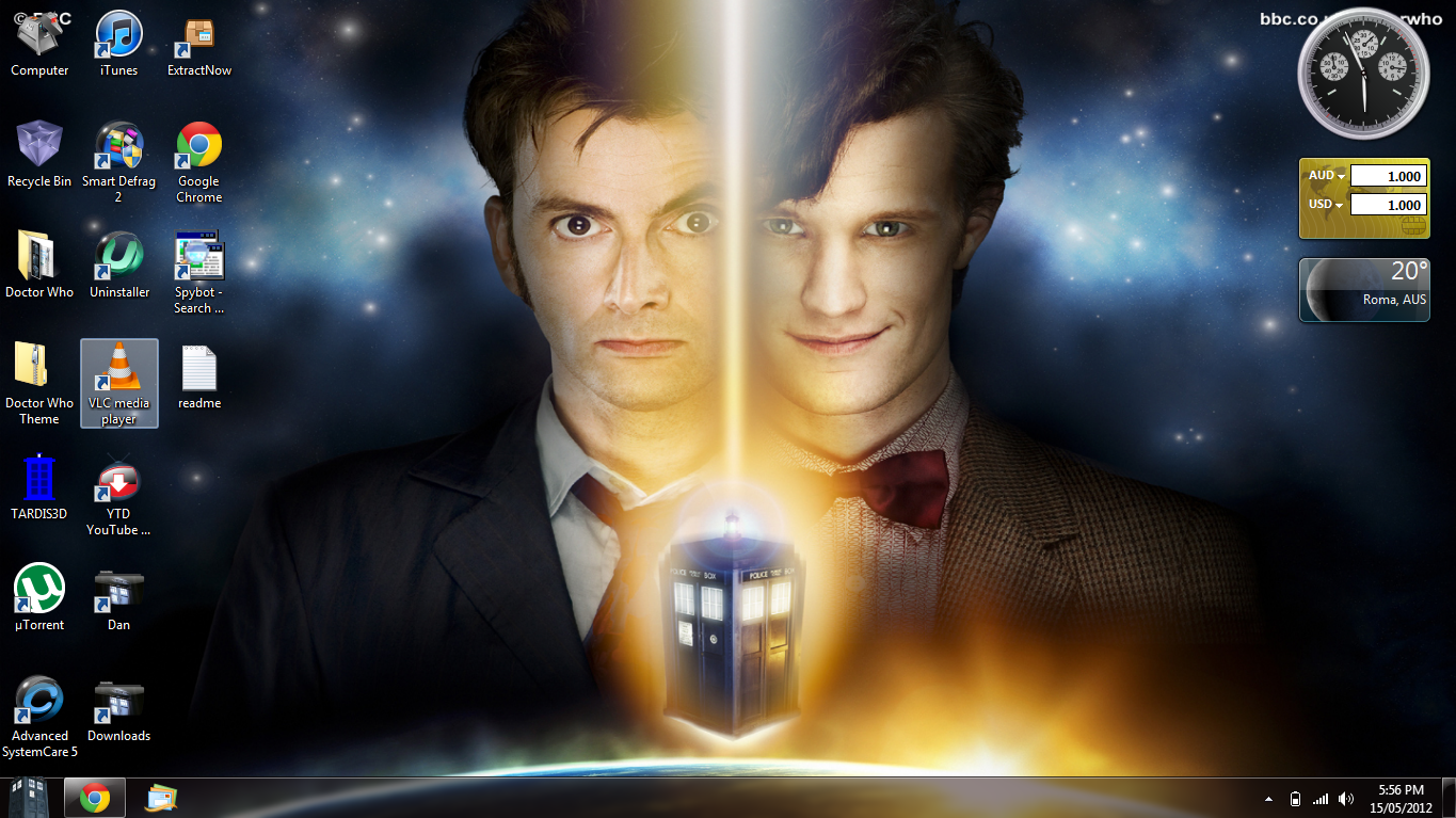 Doctor Who Desktop Theme By Aries927