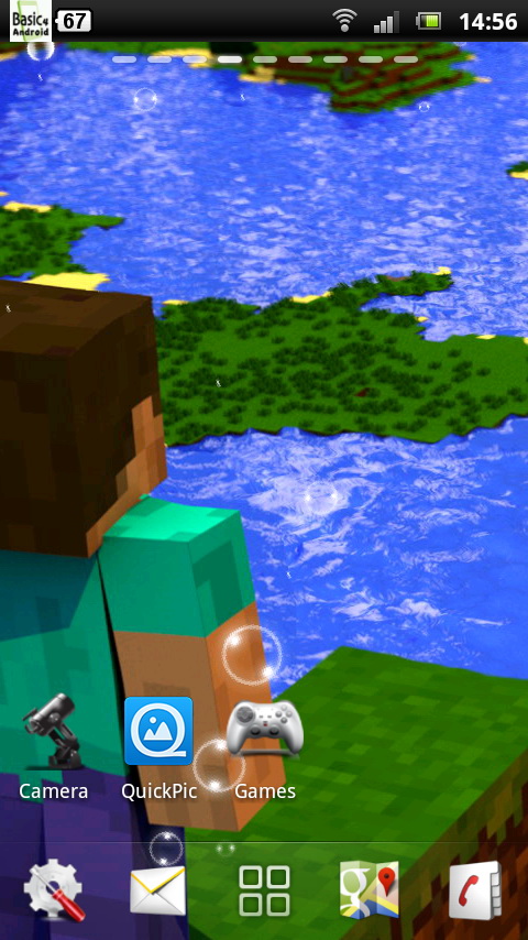 Minecraft Live Wallpaper For Your Android Phone