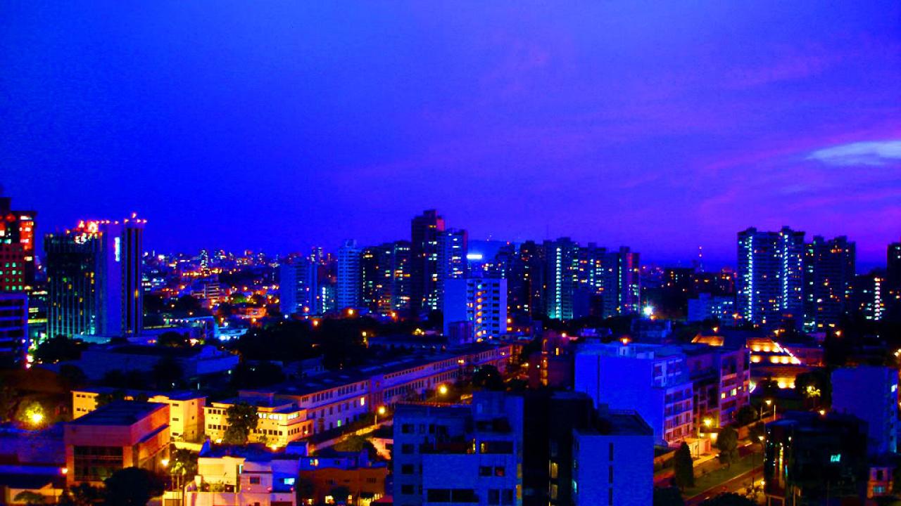 Lima Bei Nacht Peru By Night HD Wallpaper World
