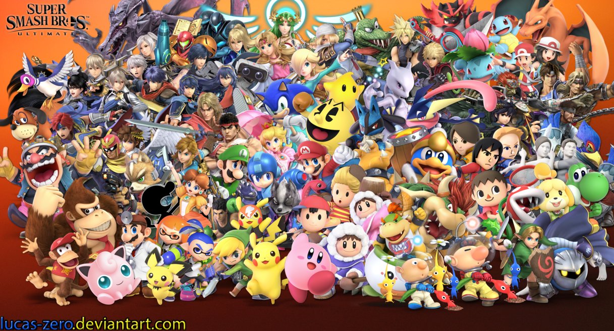 Super Smash Bros Ultimate Wallpaper By Lucas Zero On