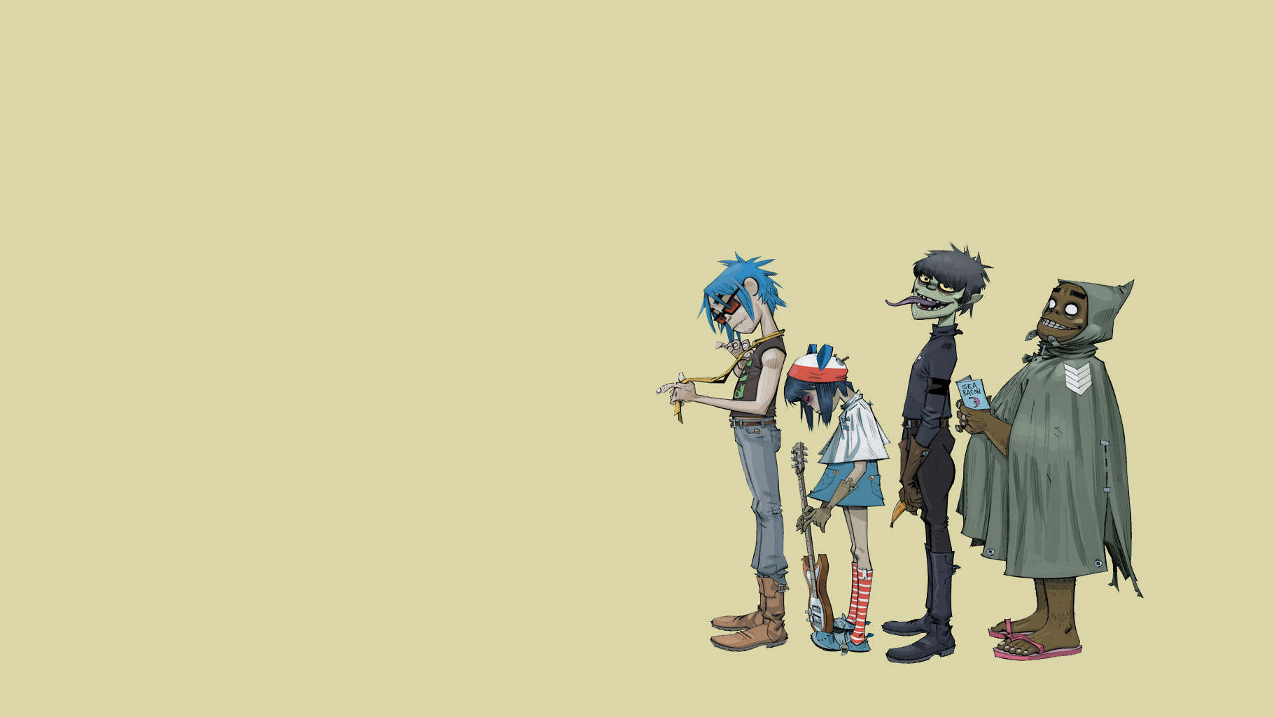 Download Gorillaz in 4K See the cartoonpop scene from a new angle  Wallpaper  Wallpaperscom