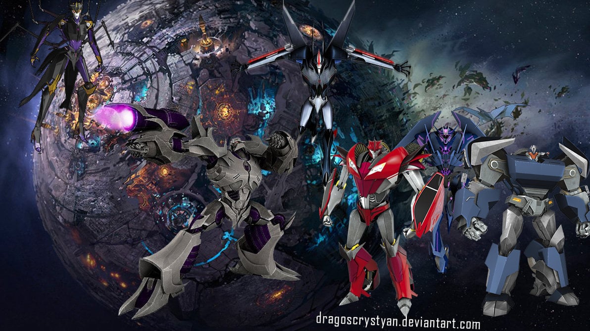 Transformers Prime Decepticons by dragoscrystyan 1192x670