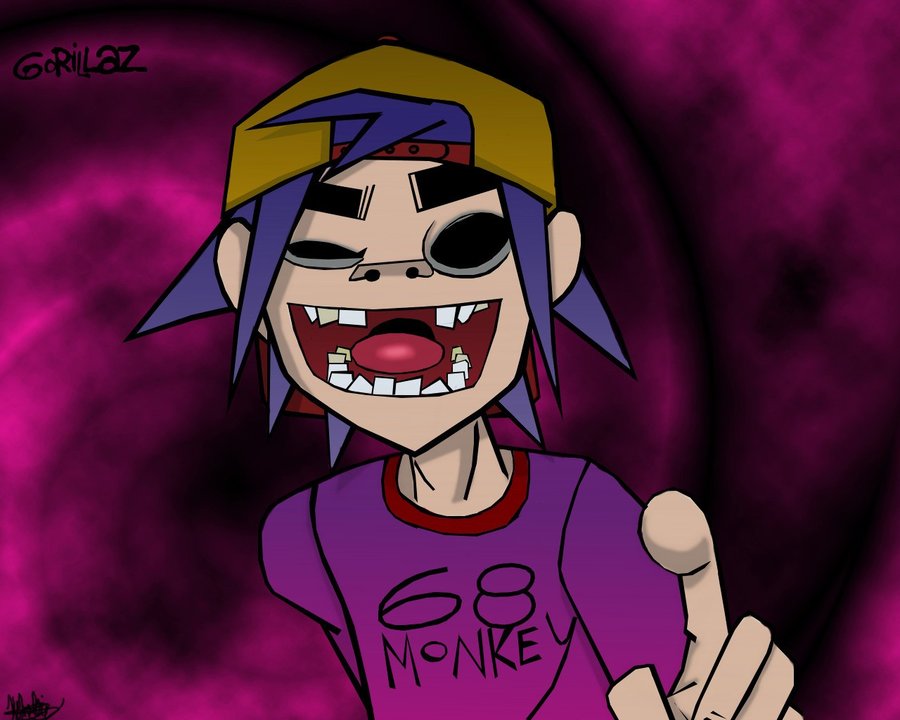 2d from gorillaz by bambisreflection