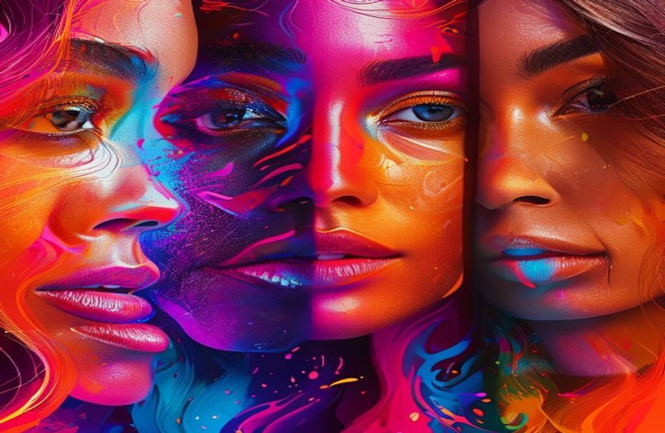 Beautiful Women Faces Wallpaper