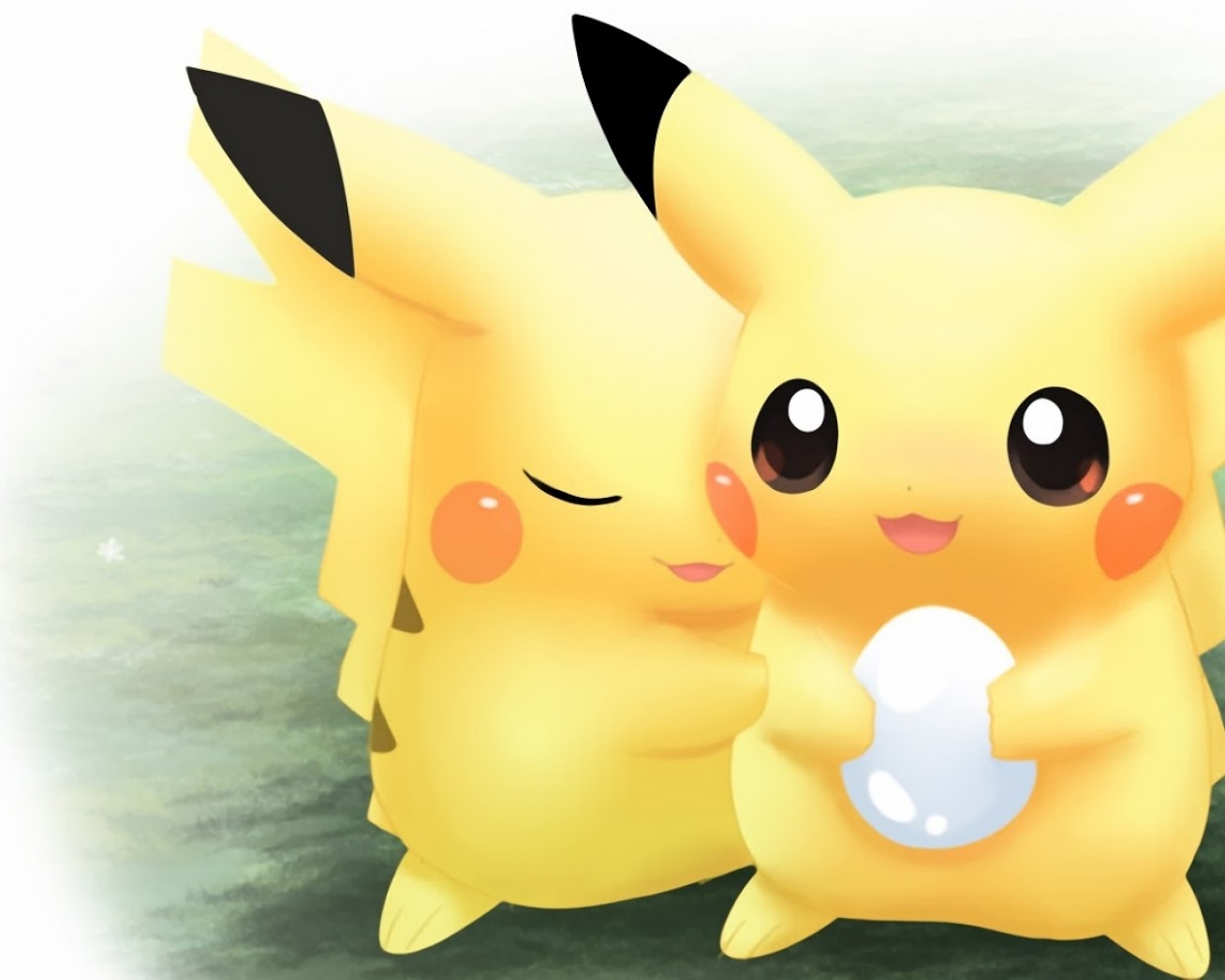 Cute Pikachu Love Wallpaper Gallery Pokemon