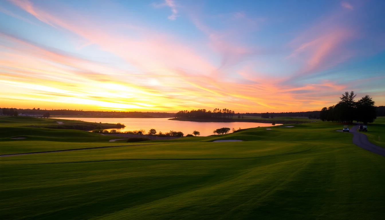 Scenic Golf Course Wallpaper