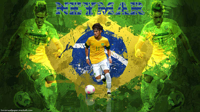 Junior Wallpaper HD With Santos And Brazil Jerseys