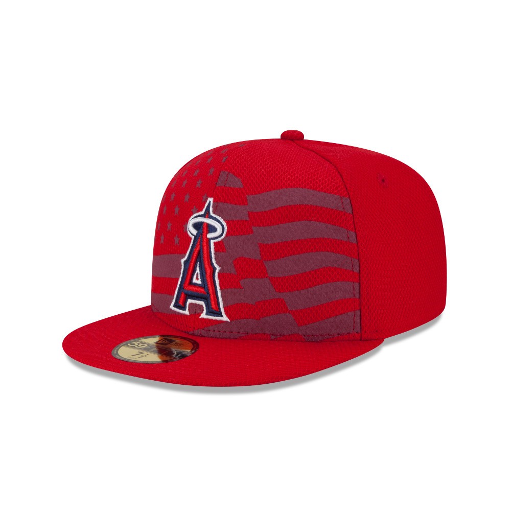 New Era Los Angeles Angels Of Anaheim Stars And Stripes 59fifty Fitted