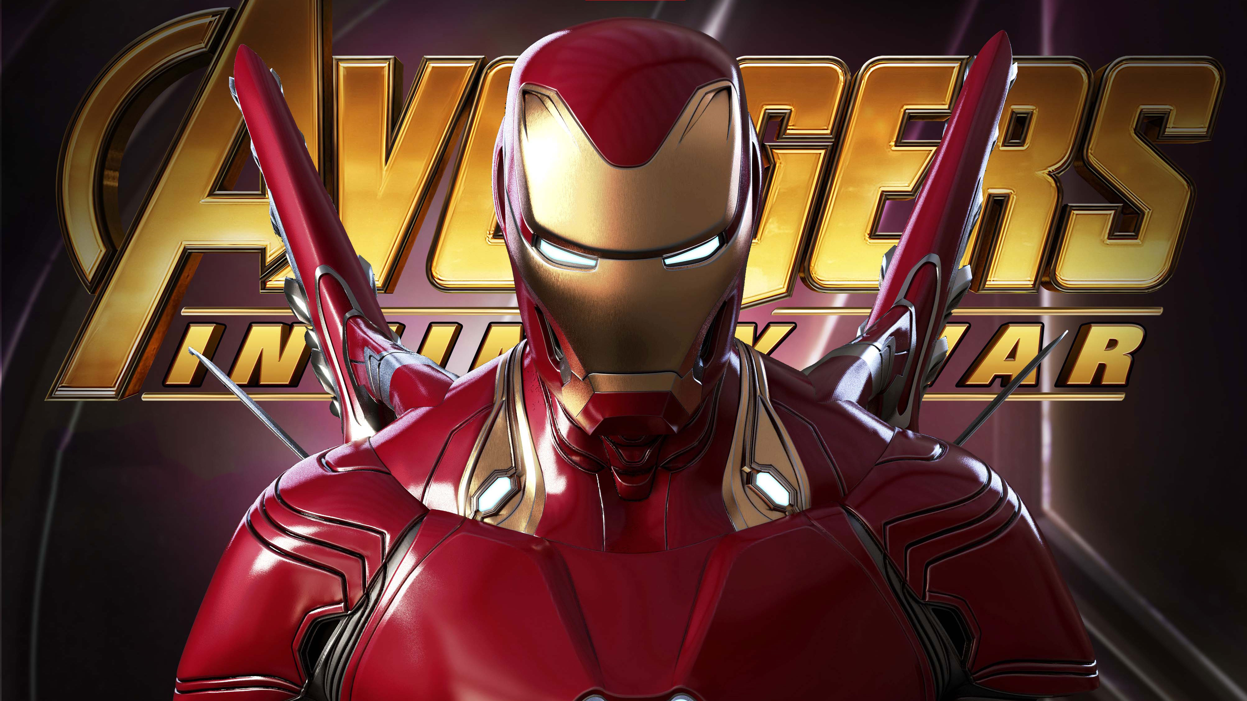 Iron Man Avengers Infinity War Suit 4k Wallpaper HD Superheroes