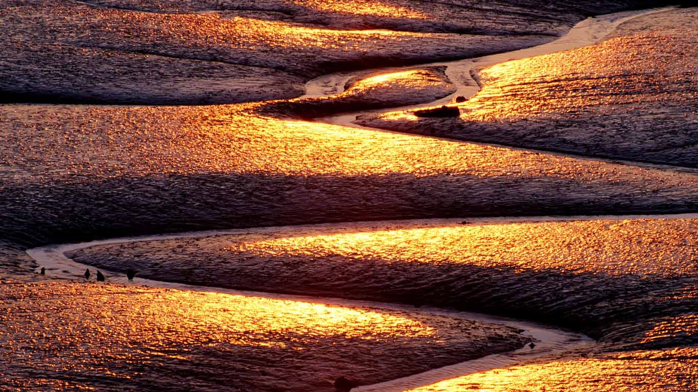 Mud flats Saint John Bay of Fundy New Brunswick Andre Gallant