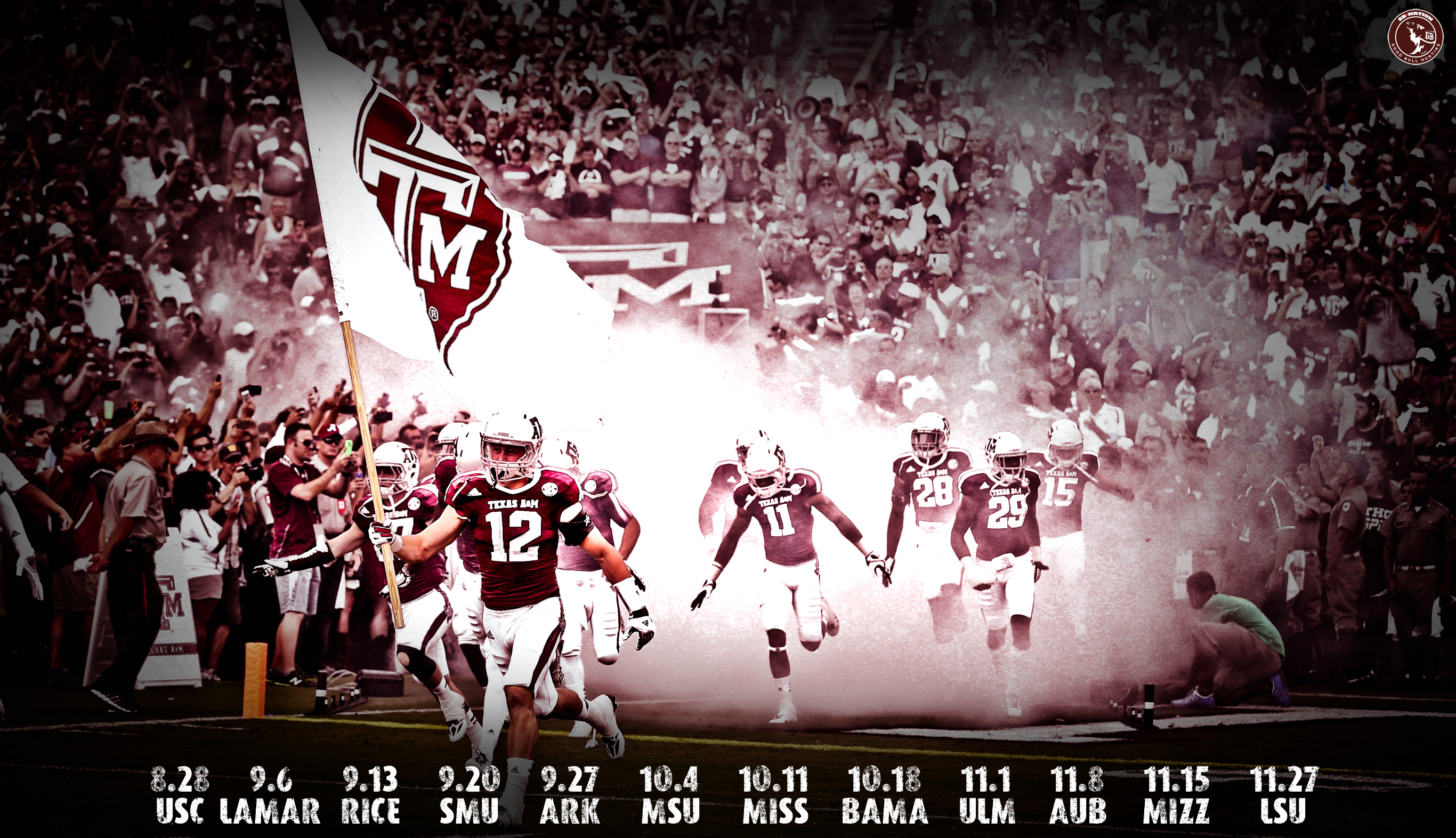 Aggie Football Wallpapers Round 2   Good Bull Hunting