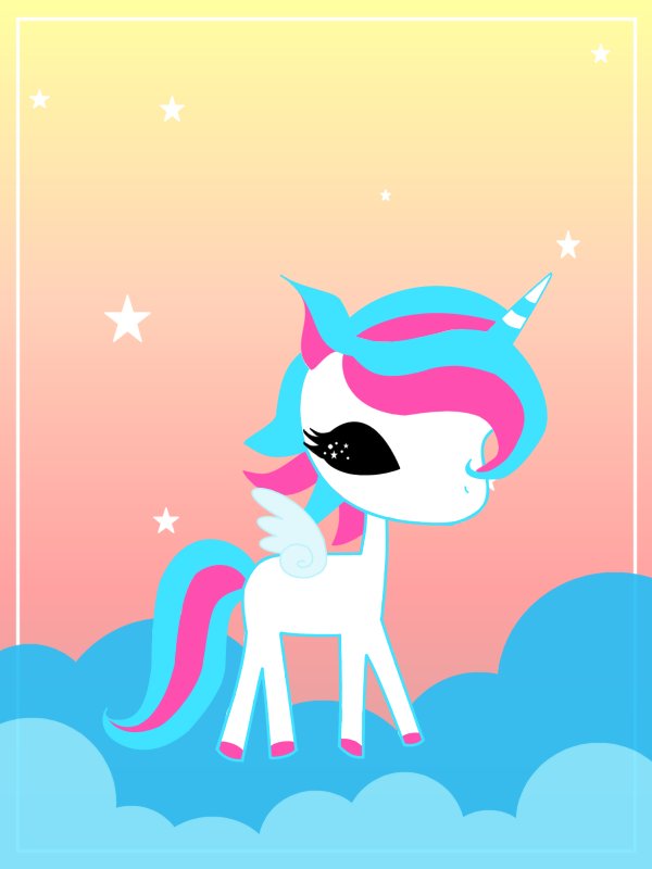 49 Kawaii Unicorn Wallpaper On Wallpapersafari