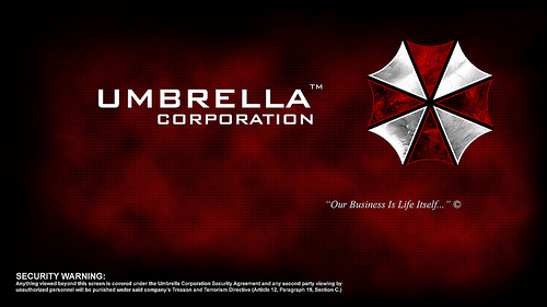 Umbrella Corporation Wallpaper Full HD 1080p Red Photo