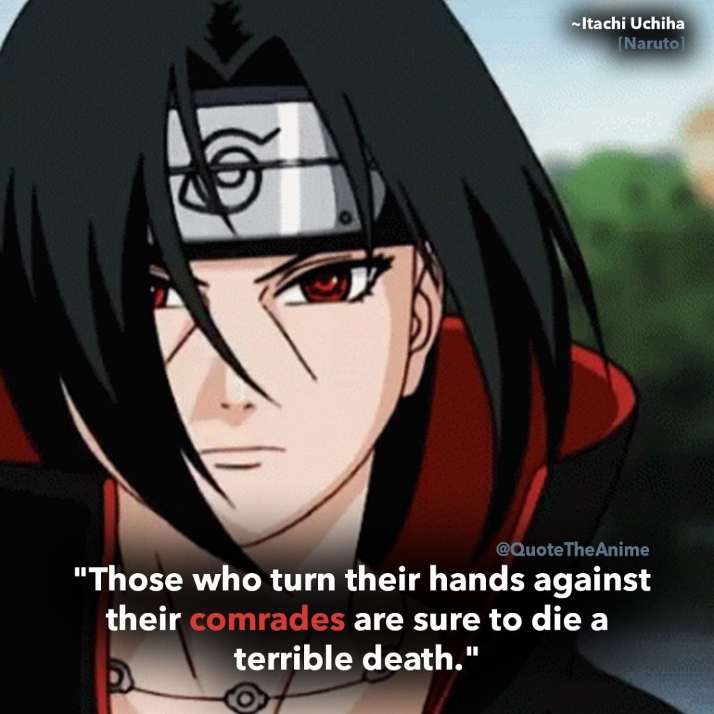 Powerful 11 Itachi Quotes   Naruto HQ Images QTA