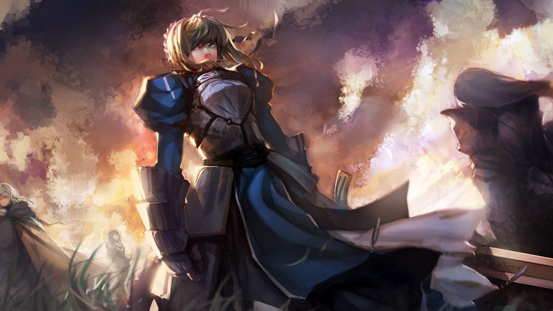 49 Fate Stay Night Saber Wallpaper On Wallpapersafari