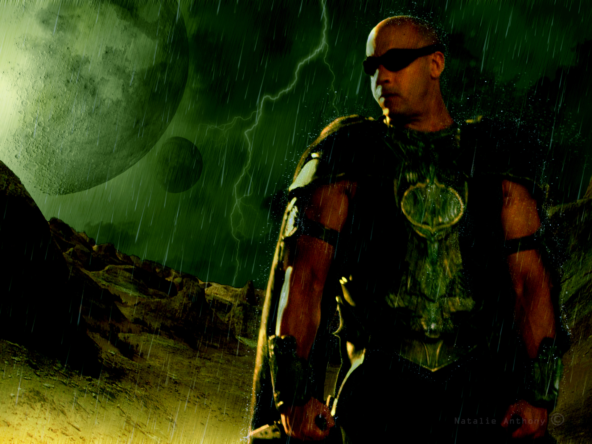 Vin Diesel In A Role Of Riddick Wallpaper And Image