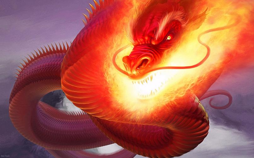 Dragon Wallpaper For Smartphone 3d Fire