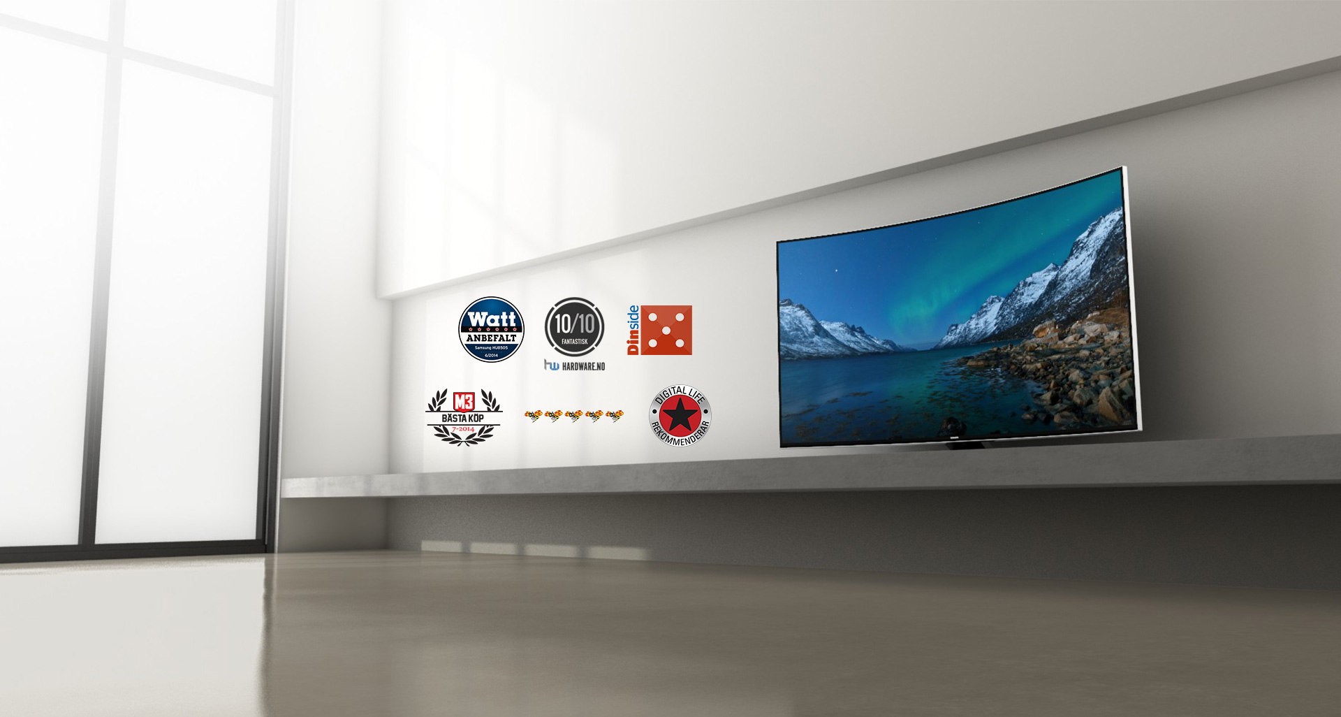 Omslutande Upplevelse Uppt Ck Samsungs Nya Prisbel Nta Curved UHD Tv