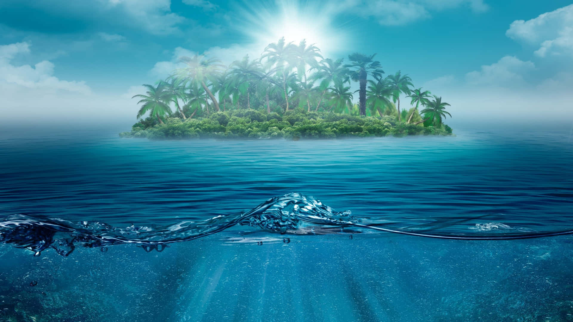 Ocean Blue Wallpaper