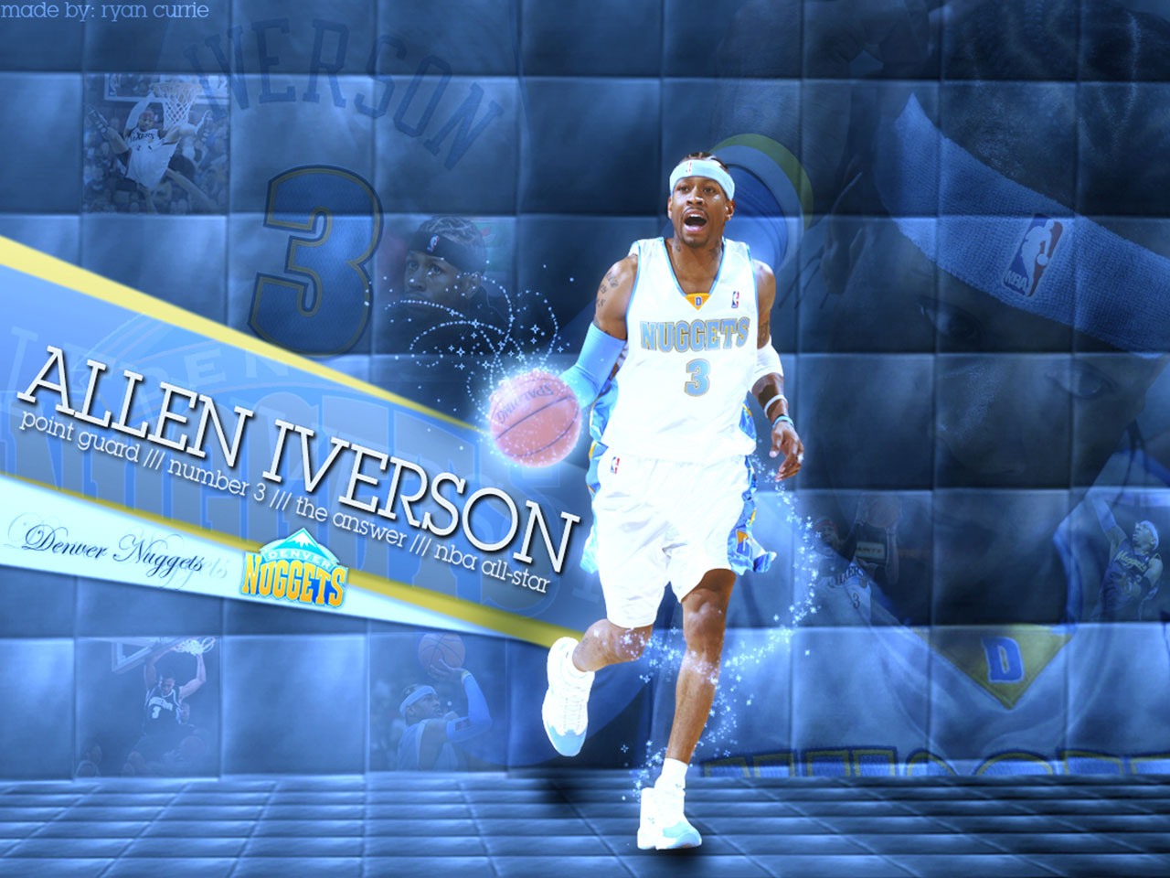 Allen Iverson Nba Wallpaper Basket Ball