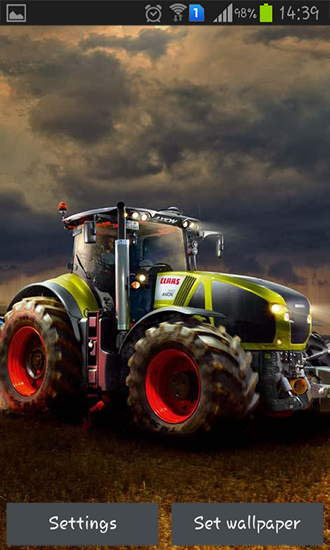  tractor 3D   livewallpaper for Android Farm tractor 3D apk   free